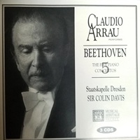 Musical Heritage Society : Arrau - Beethoven Concertos 1-5